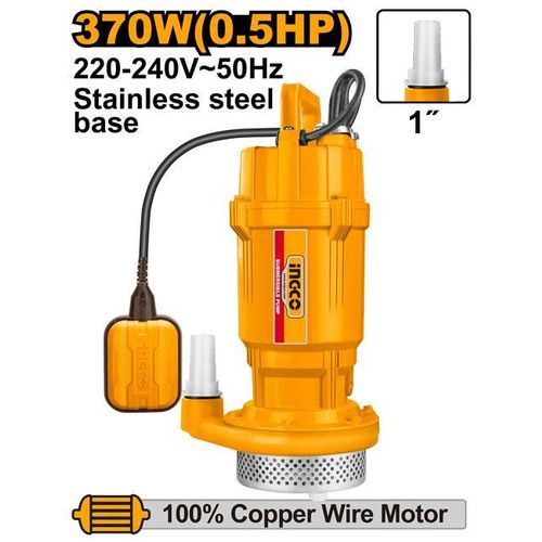 Ingco Submersible Pump – 370W (0.5HP) – 17m Max Head | Kreatives.co.ke Kenya