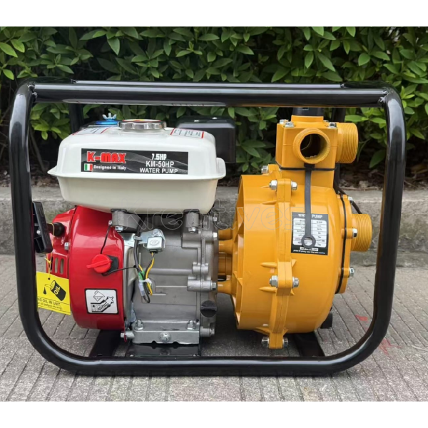 KMAX Italy 7.5HP 75M High Pressure Petrol Water Pump - 2-Inch