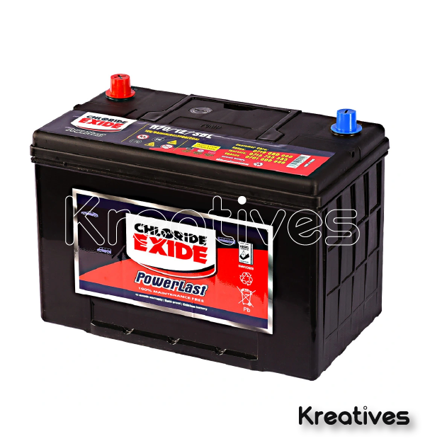 Chloride Exide Powerlast N70 70MFL Maintenance Free Car Battery