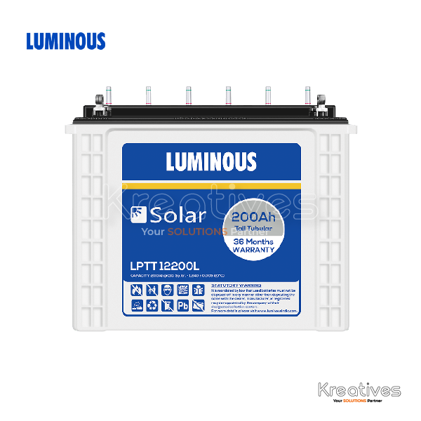 Luminous 200 Ah Tall Tubular Battery