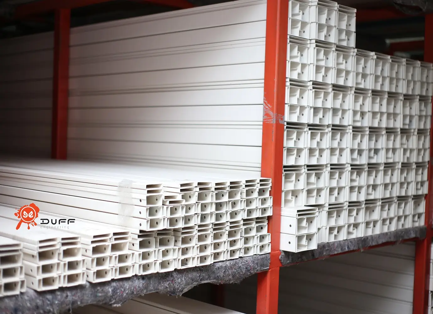 Metal Powder Coated Cable Trunking 100×50×2440mm (4×2 inch)