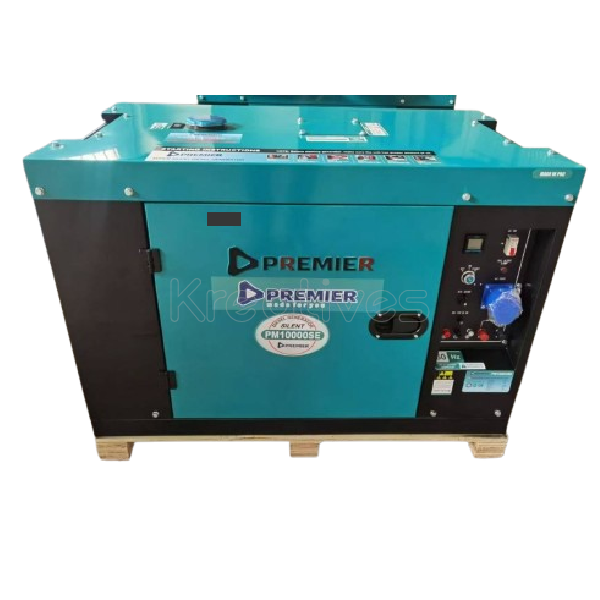 Premier 10.5kVA Silent Diesel Generator with ATS - PM10000SE - 24Months Warranty