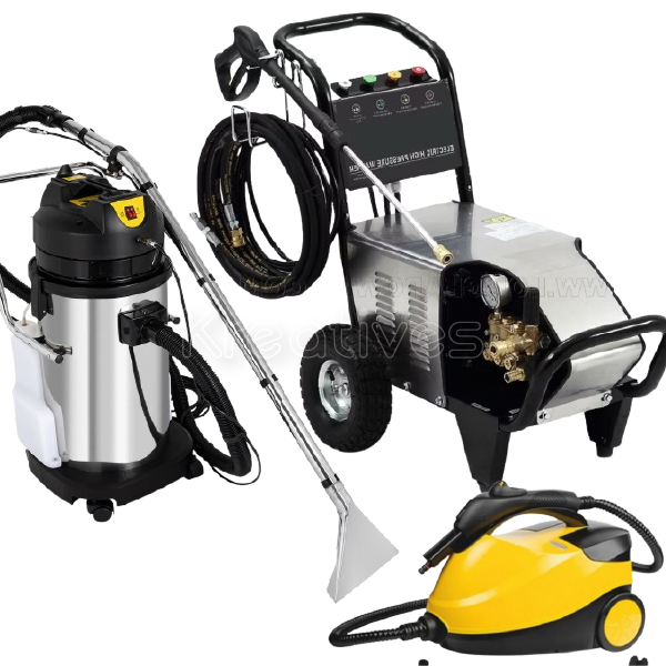 Aico 2700PSI Car Wash + 2in1 80L Carpet/Seat Cleaner Vacuum Cleaner + Steam Cleaner