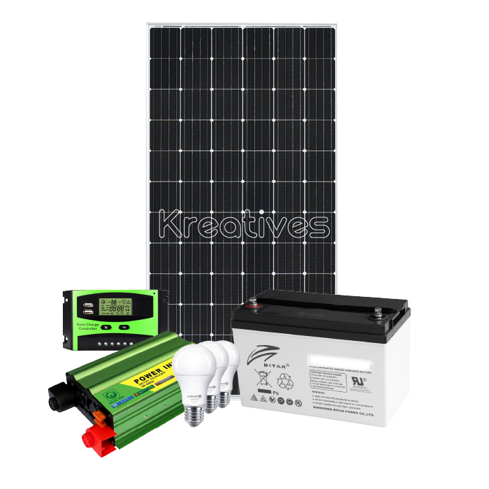 Ritar 80Watts Solar Backup system