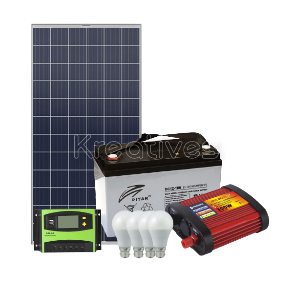 300Watts Solar System Kits Complete