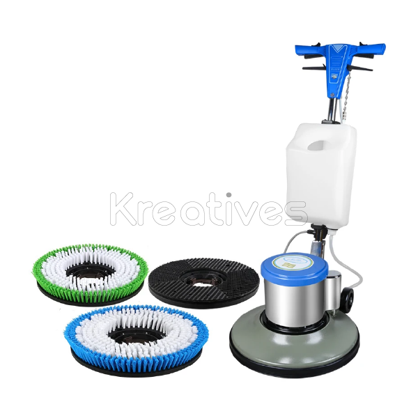 Aico Scrubber with 3 Brushes for Carpet & Carbro
