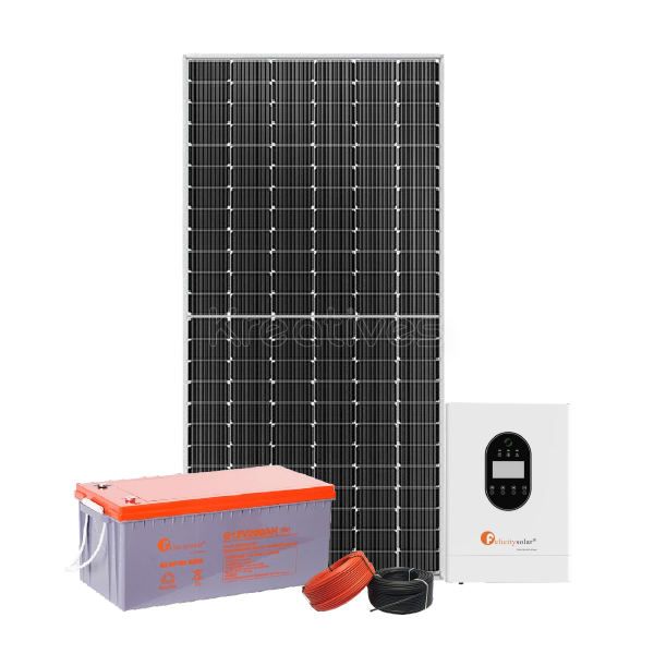 Felicity 1000Watts 1Kw Solar Hybrid System Kit - For Home & Commercial Backups