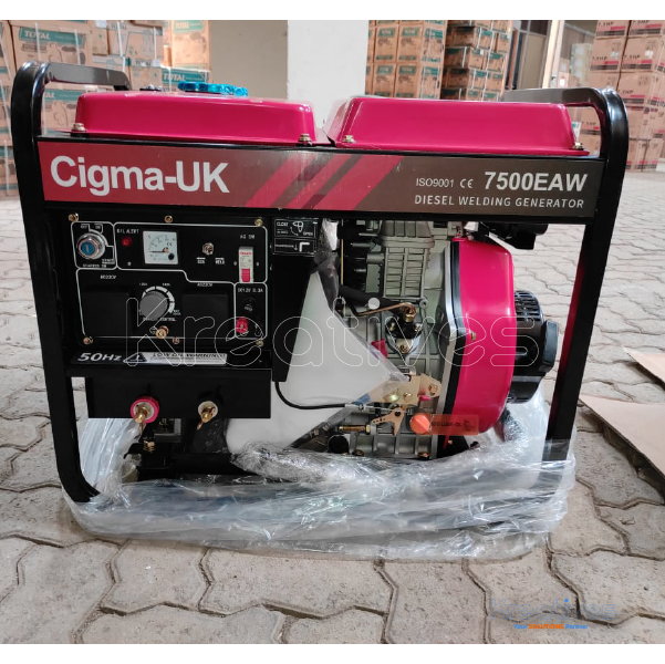 CIgma UK 9.0Kva 2in1 Diesel Welding Generator