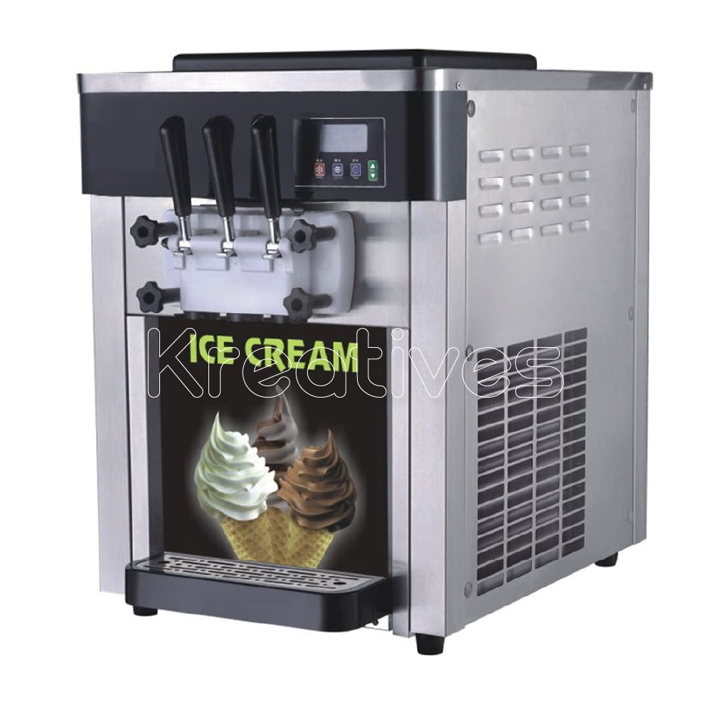 25L/H Commercial Ice Cream Maker Table Top