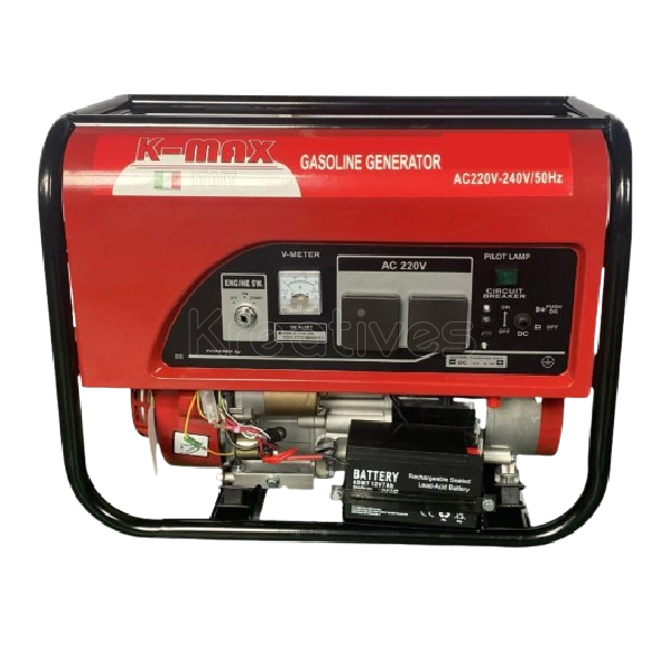 KMAX Italy 5.5Kva Petrol Generator - Durable Power 24-Month Warranty