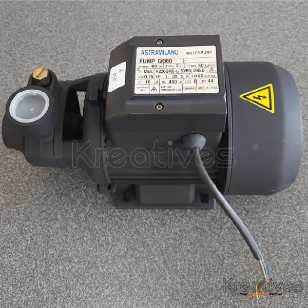 Astramilano QB80 60M 1HP Booster Pump Electric