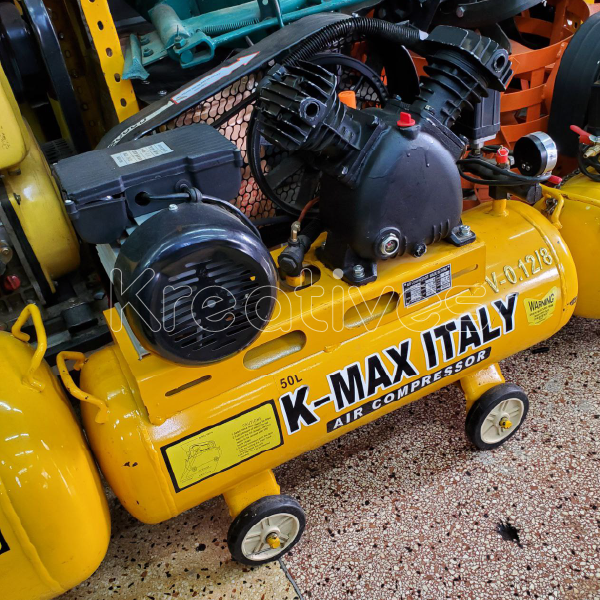 KMAX Italy 50L Air Compressor Electric Powered