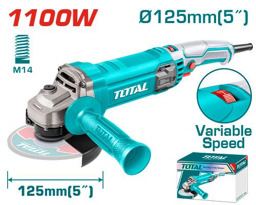 Total 1100W 125mm Angle Grinder | Kreatives.co.ke Kenya