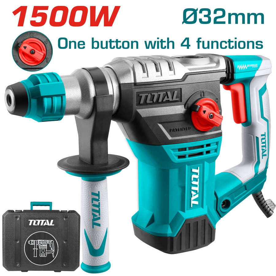 Total 1500W 32mm Rotary Hammer | Kreatives.co.ke Kenya