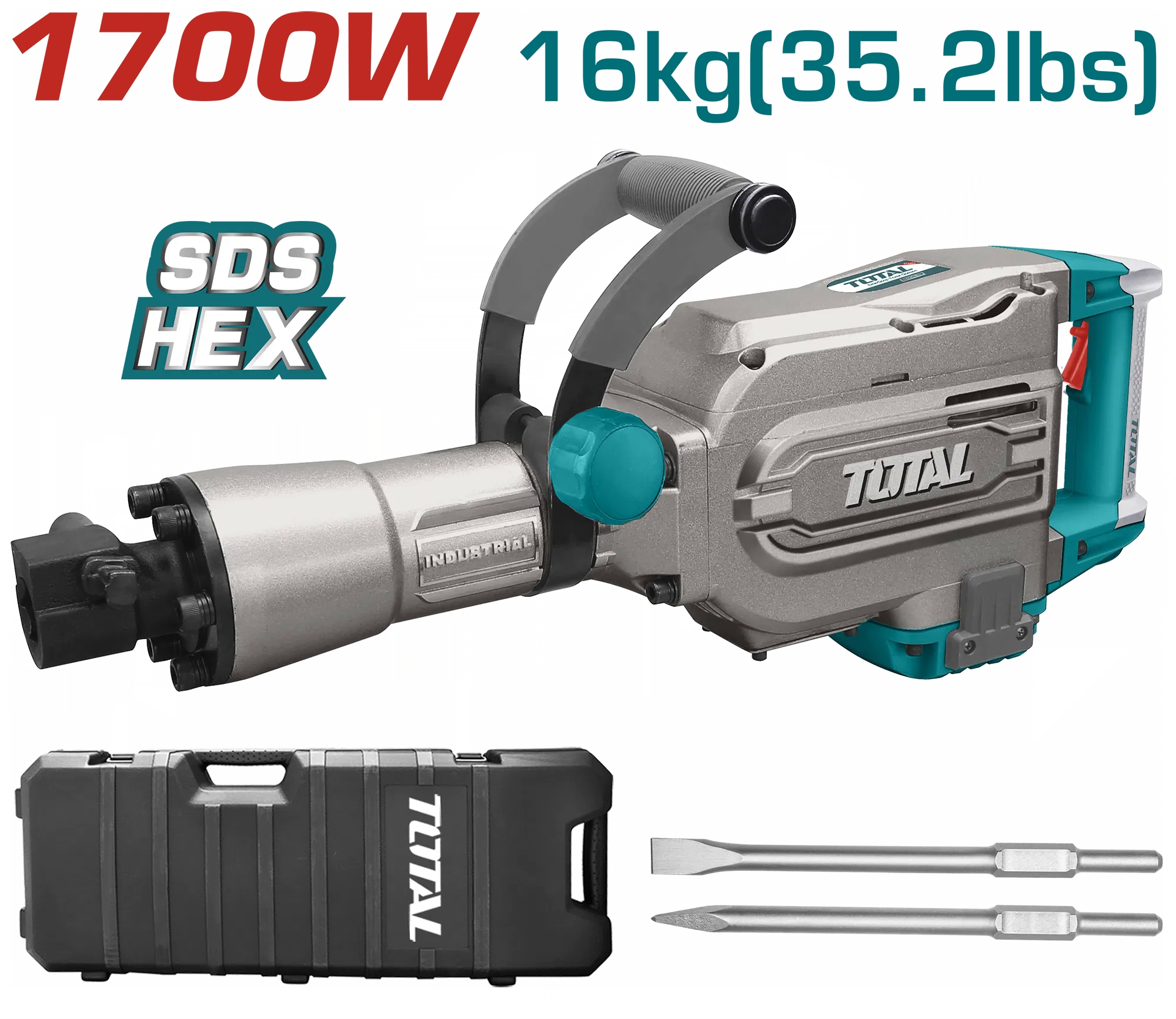 Total 1700W 16kg Demolition Breaker | Kreatives.co.ke Kenya
