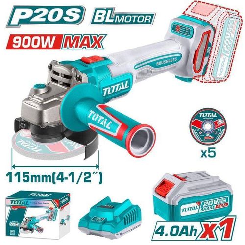 Total 20V 900W Cordless Angle Grinder | Kreatives.co.ke Kenya