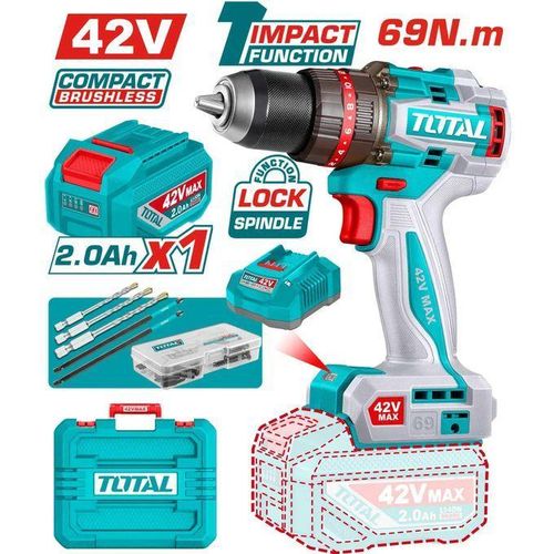 Total 42V 26mm Compact Impact Drill | Kreatives.co.ke Kenya