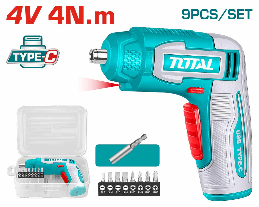 Total 4V Li-Ion Cordless Screwdriver | Kreatives.co.ke Kenya