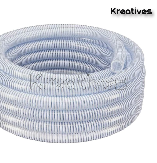 4 inch clear suction pipe 12M roll