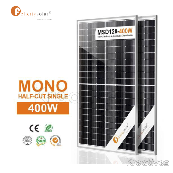 Felicity 400W Half Cell Solar Panel Mono FL-MSD-400W