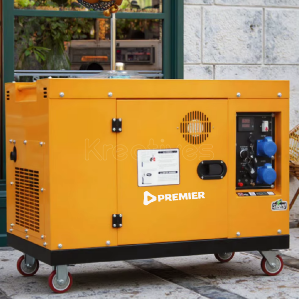 Premier 12kVA Silent Diesel Automatic Generator with ATS - Sales, Servicing & Spare Parts