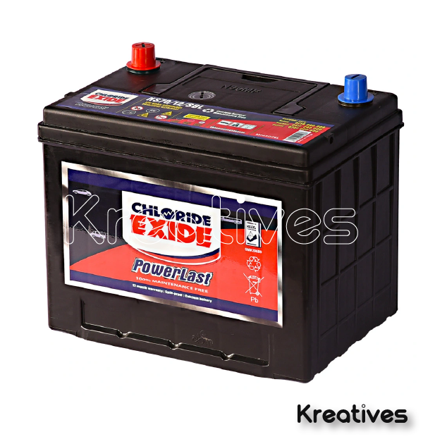 Chloride Exide Powerlast NS70 70MFL Maintenance Free Car Battery