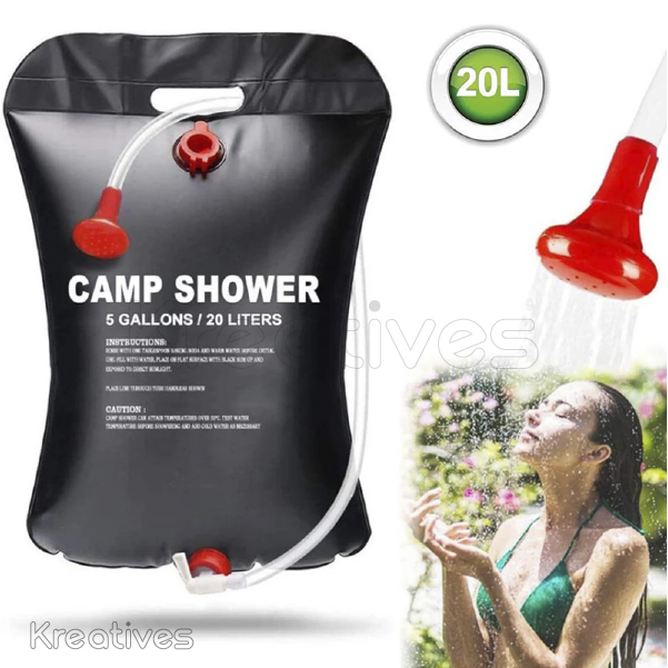 20L Solar Camping Shower Bag Portable