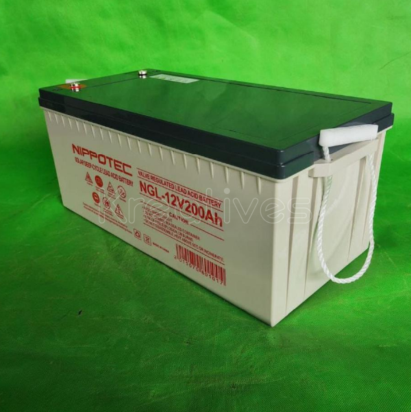 NIppotec 200Ah Battery For Solar & Backups