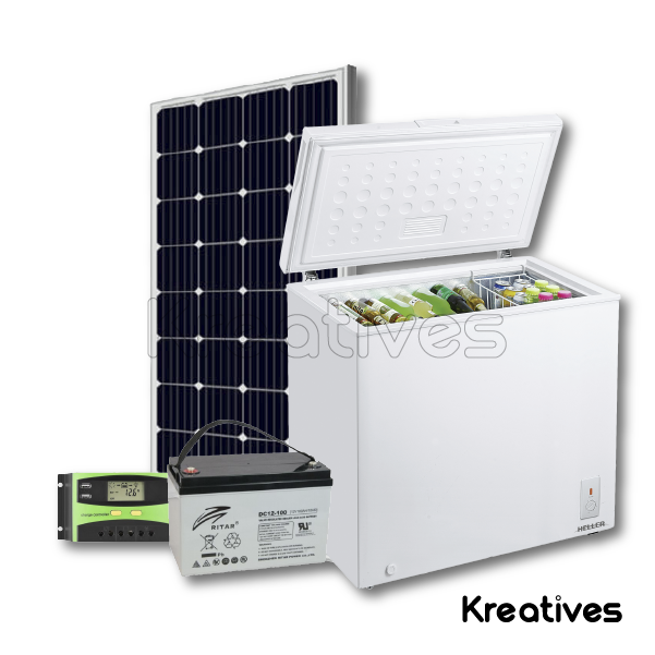 200L Solar DC Freezer with Solar System