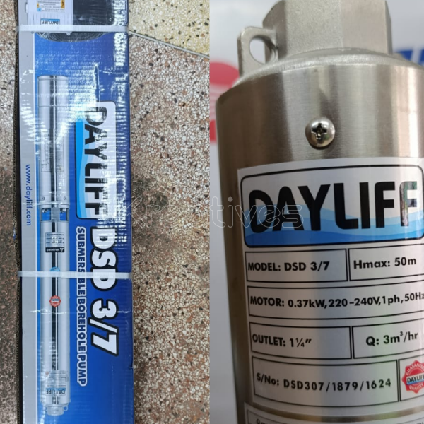 Dayliff DSD 3/7 50M Electric Submersible Pump with Controller -24Months Warranty