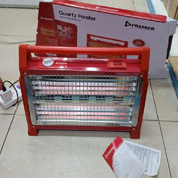 Premier PRH002 1600W Quartz Room Heater – Efficient Heating for Homes & Offices