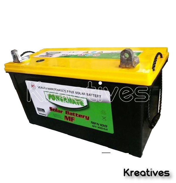 Powermate 12v 100ah Solar rechargeable battery